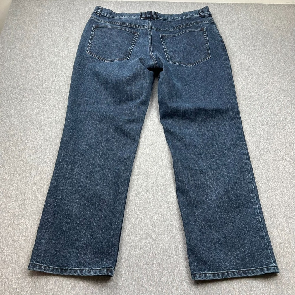 Jos A Bank Traveler Denim Jeans Tailored Fit Mens 38x29 Blue Pants *STAINS* - Picture 15 of 16